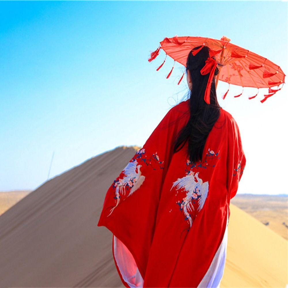 Китайско-японское искусство Кисточка Декоративный Зонт Вышивка Зонт для Девочки-цветочницы Свадебное Украшение