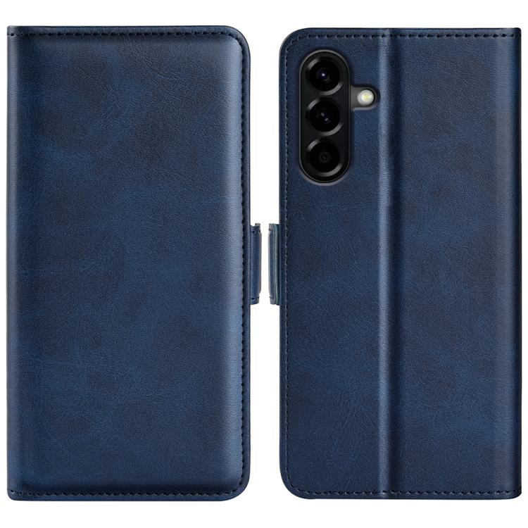 Dual-side Magnetic Buckle Horizontal Flip Leather Phone Case