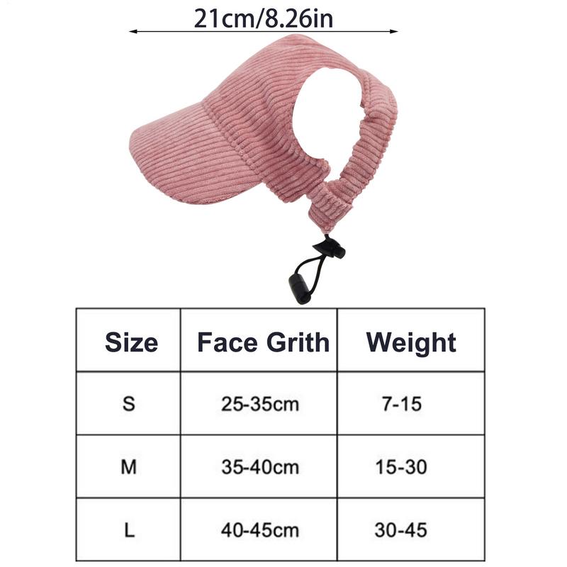 Бейсболка для собак Солнцезащитная бейсболка Регулируемый дизайн с отверстиями для ушей Пляжный козырек для занятий спортом на открытом воздухе, прогулок, походов