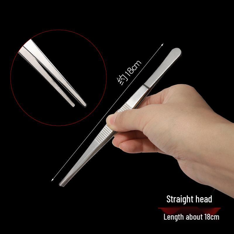 Нескользящий пинцет из нержавеющей стали для садоводства, аквариумов и суккулентов
