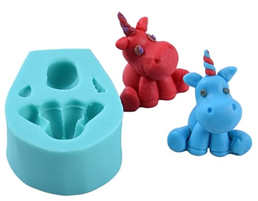 3D Unicorn Silicone Fondant Mold