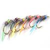 12PCS #16 Hook Fly Fishing Lure Trout Blue Gill Freshwater Fishing Flies Bead Head Nymph Fly Stonefly Baits Accessory