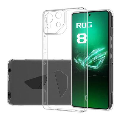 Прозрачный противоударный чехол с подушкой безопасности для Asus ROG Phone 8 Pro, защита объектива камеры, мягкая задняя крышка из ТПУ для Asus ROG Phone 8Pro