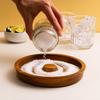 Portable Seasoning Dish Wooden Sugar Edge Box Margarita Salt Rimmer  Drinks Garnish