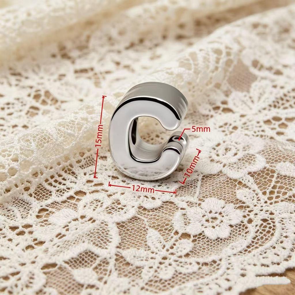 Серебряные Покрытые Буквы и Цифры Шармы для Crocs DIY Пряжки для Обуви