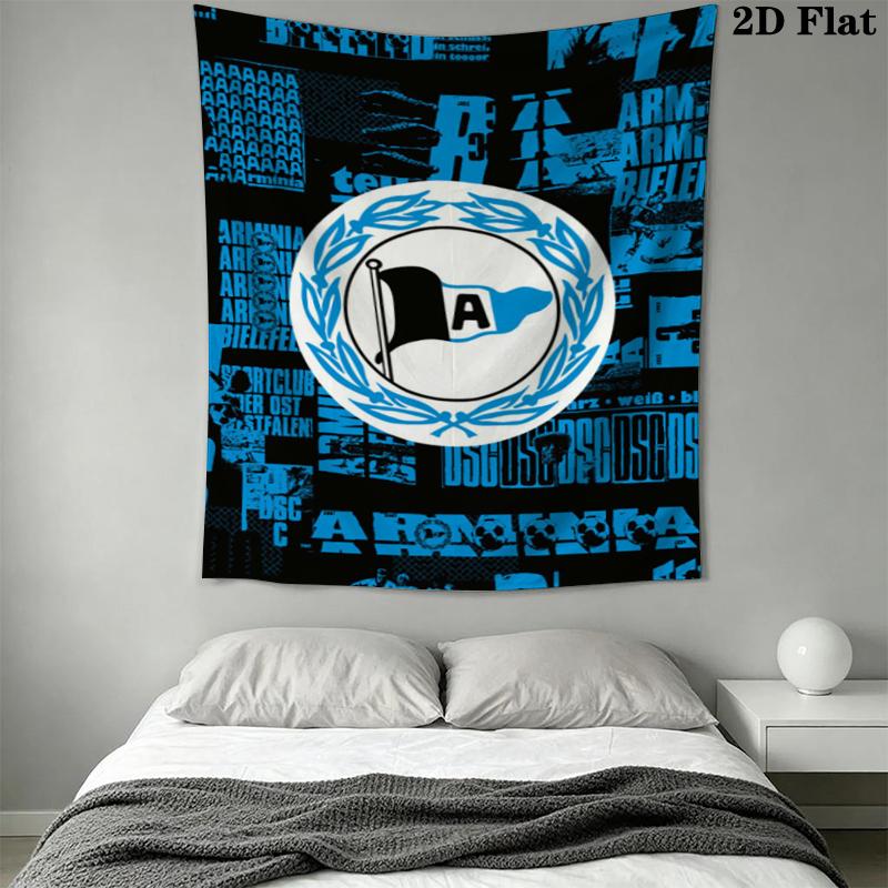 Arminia Bielefeld Wall Tapestry Aesthetic Wall Hanging Printed Fabric Blanket Decorative Tapestries for Bedroom Living Room Home Decor