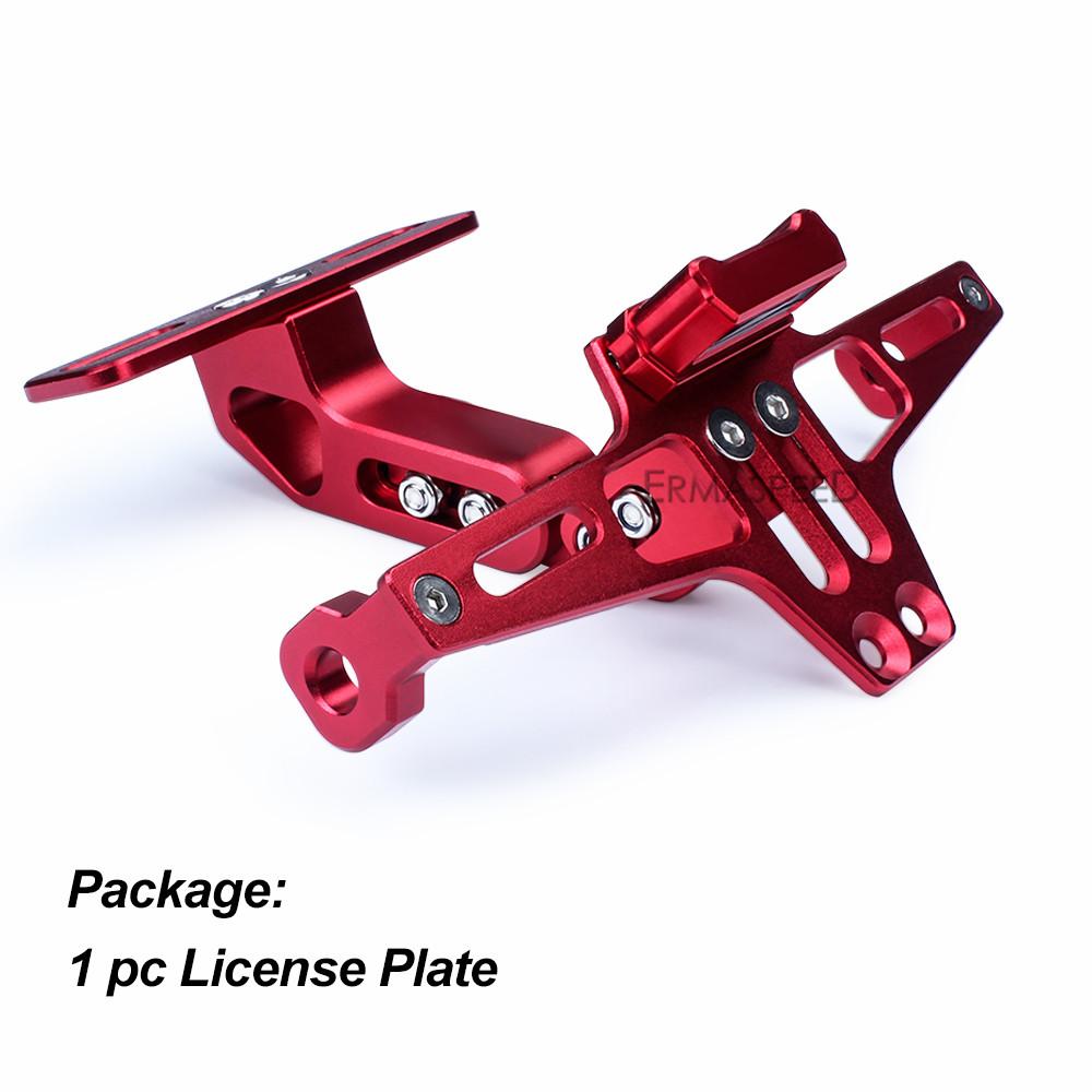 Держатель рамок номерного знака мотоцикла и светодиодный указатель поворота мотоцикла для мотокросса, уличного велосипеда, мотоцикла