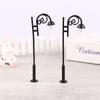 1/12 Dollhouse Park Street Lamp Model Dollhouse Retro Streetlight Ornament Doll House Mini Garden Decor Accessories