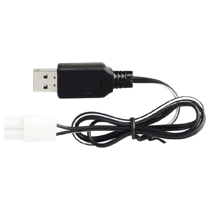 Зарядные устройства USB для аккумуляторов NiMh/NiCd 4,8 В 200 мА с разъемом KET-2P и USB-кабелем