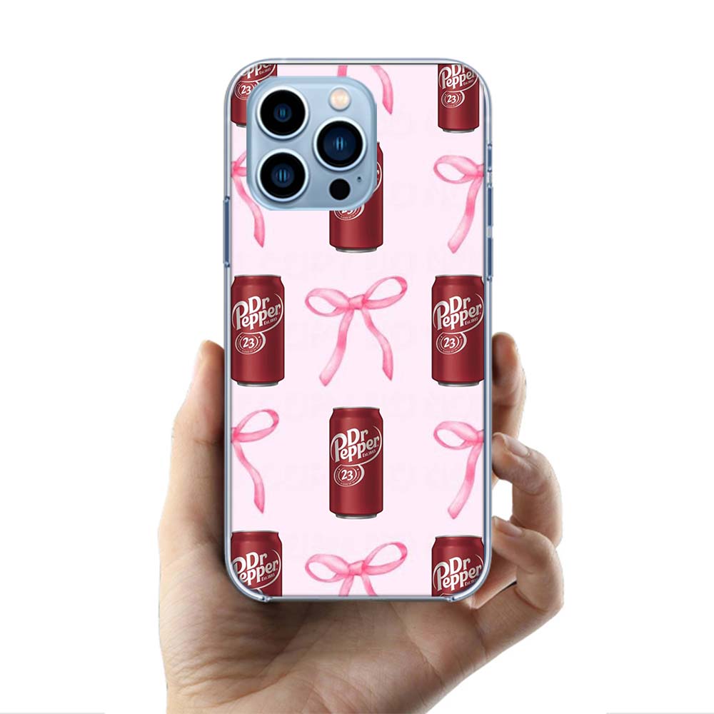 Cherry D-Dr-P-Pepper Drink Cases Phone Case For Iphone 17E 16E 17 Air 16 Pro Max 15 Pro 14 Plus 11 13 12 Mini Cover Cases Compat