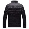 Толстая теплая зимняя мужская хлопковая куртка, повседневная приталенная парка, пальто