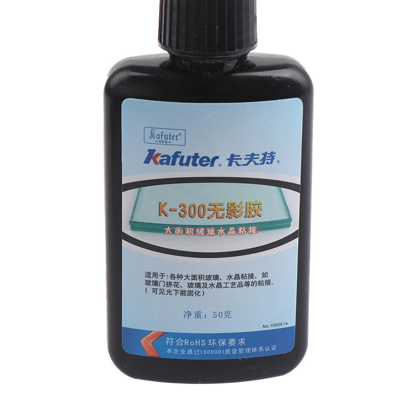 50Ml Uv Glue Curing Adhesive K-300 Transparent  Glass Adhesive Gule