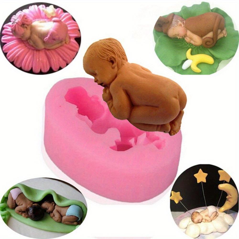3D спящая кукла, силиконовая форма для торта лицом вниз, детские вечерние инструменты для украшения торта помадкой, формы для выпечки кексов, шоколада