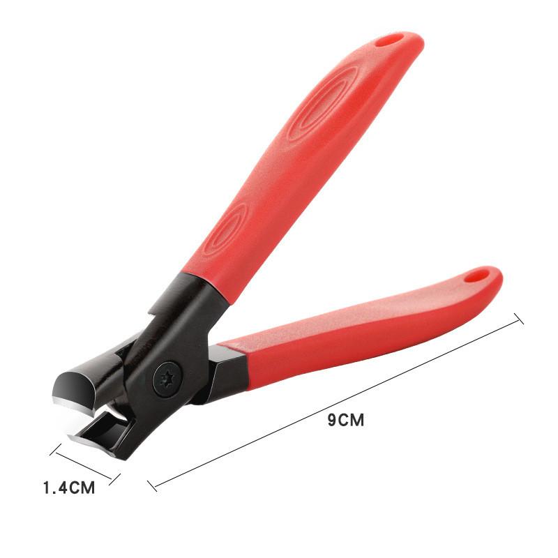 Большие ножницы для ногтей с защитой от брызг, толстые, жесткие, бронированные, из нержавеющей стали, кусачки для ногтей с большим отверстием, бытовые кусачки для одиночных ногтей