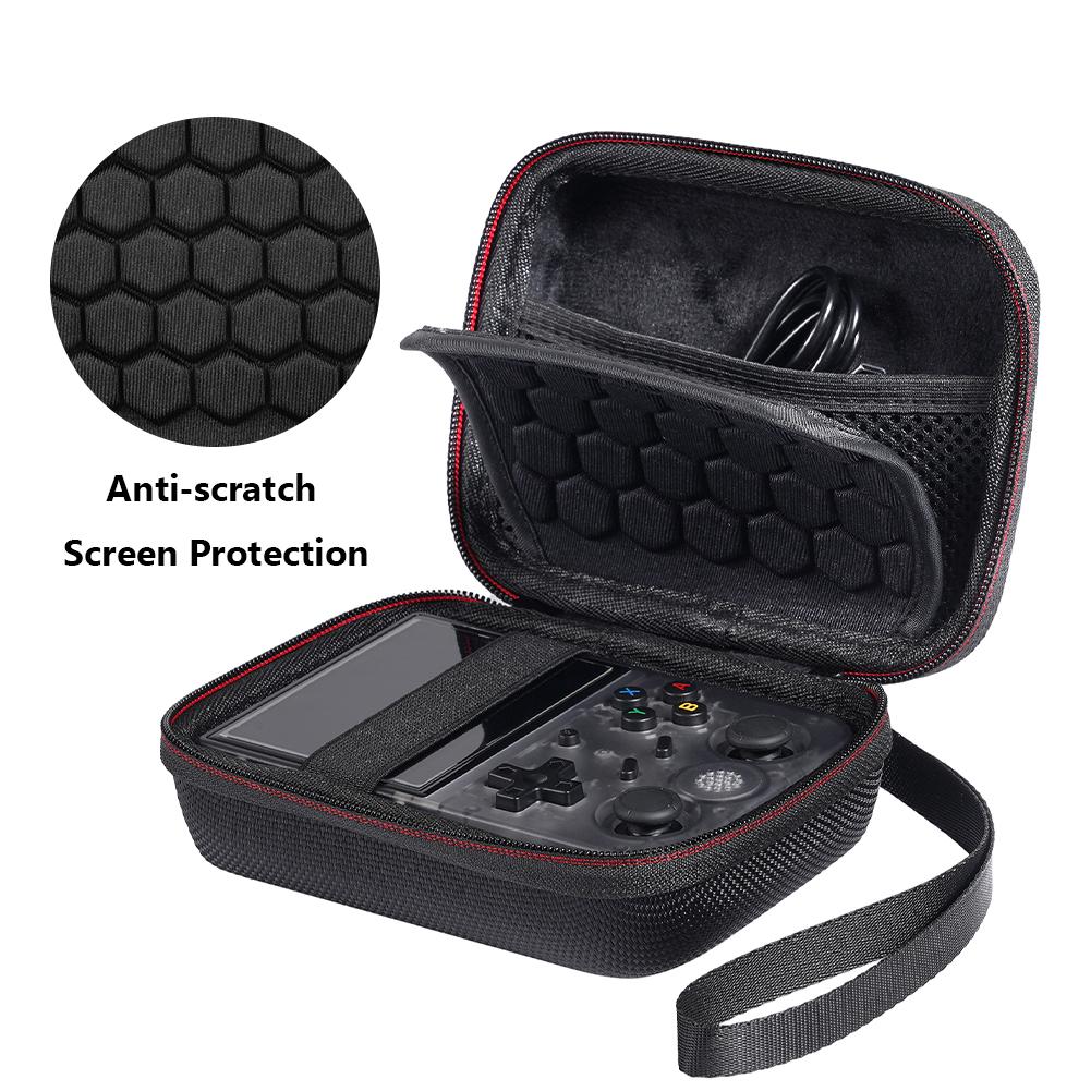 EVA Protective Case for Miyoo Mini Plus for Anbernic RG35XX H RG556 Rg35xxsp R36S Handheld Game Console Portable Storage Bag