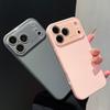 Оригинальный чехол из жидкого силикона для iPhone 17 16 15 14 13 Pro Max 17Pro 16Pro Защита камеры из стекла Ударопрочная задняя крышка