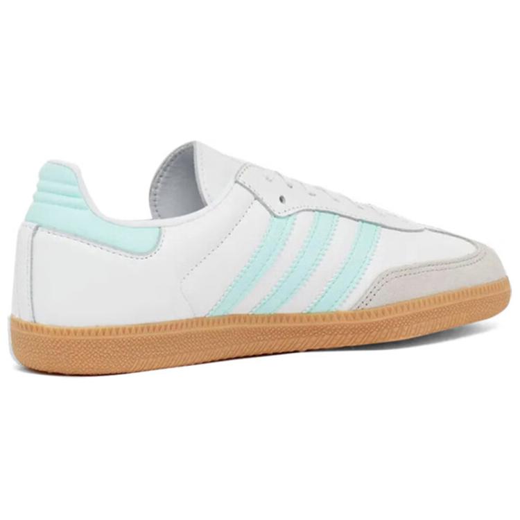 adidas Кроссовки Samba OG J White Semi Flash Aqua Kids Cloud-White Gum JP5481