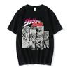 Anime Jojo-Bizarre Adventure Tshirt Men Jotaro Star Platinum Manga Graphic T-shirts Men Women Fashion Short Sleeve Casual