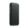 MELKCO For iPhone Air Case Compatible with MagSafe Vertical Flip Genuine Cow Leather + PC Phone Cover
