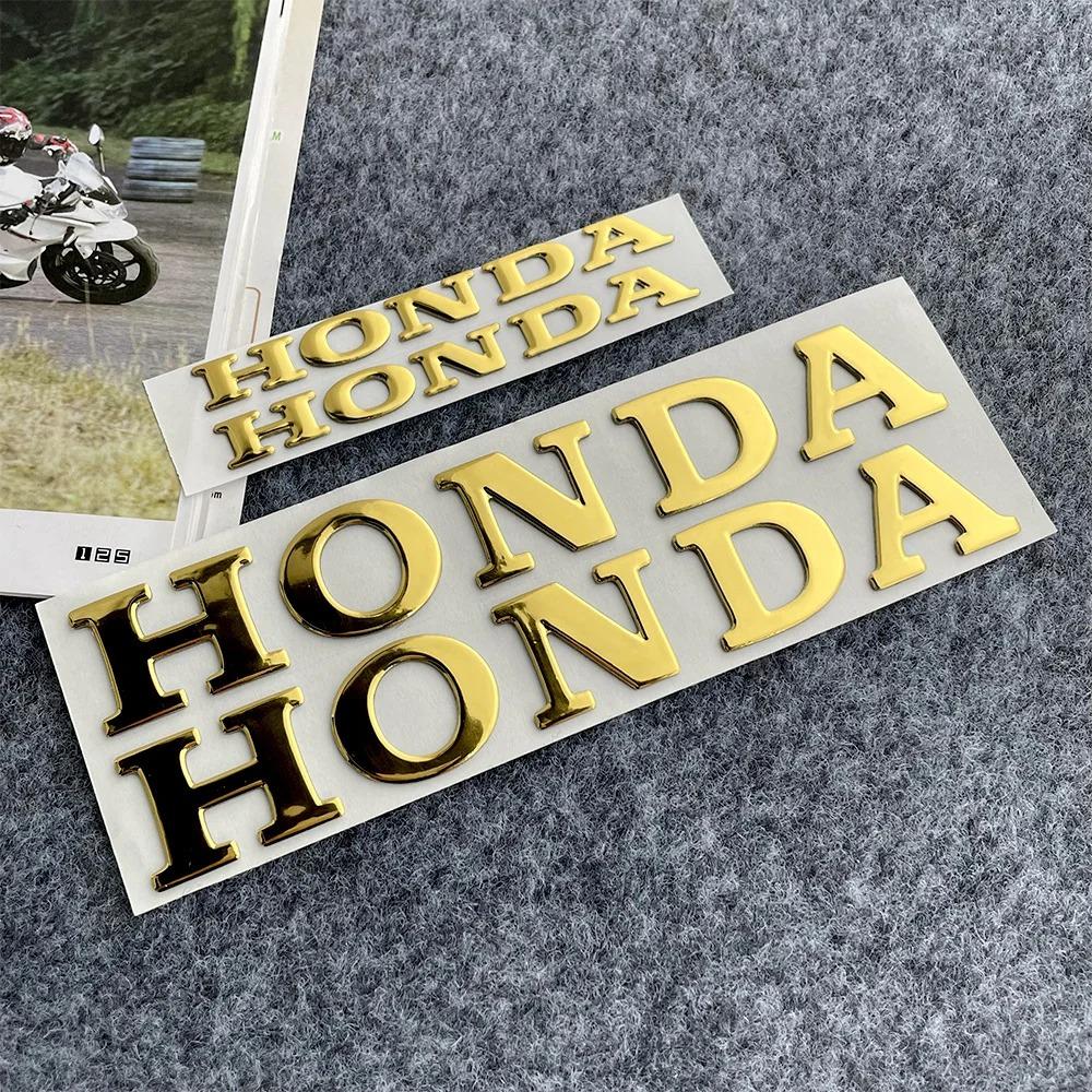 FIQ1 Honda Sticker 3D Letter Label Motorcycle Decoration Accessories Fuel Tank Body Tail Wing Side Pcx160nss350pcx125cbr650r