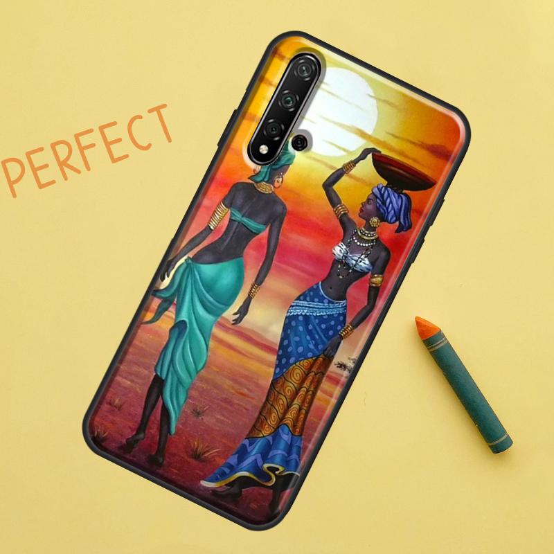 Южная Африка Женщина Для Huawei Nova Y91 Y70 Y72 Y73 Y60 Y90 Y61 8i 7i 11i 12i 12s 9 10 SE P20 P30 P40 Lite Чехол