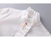 Women's Pure Cotton French Ruffle Trim Shirt - Spring Top with Micro Flare Long Sleeves