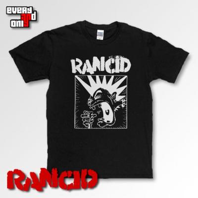 2025 Rancid Рок-панк группа 100% хлопок футболка мужская летняя мода уличный тренд короткий рукав удобная свободная мужская одежда