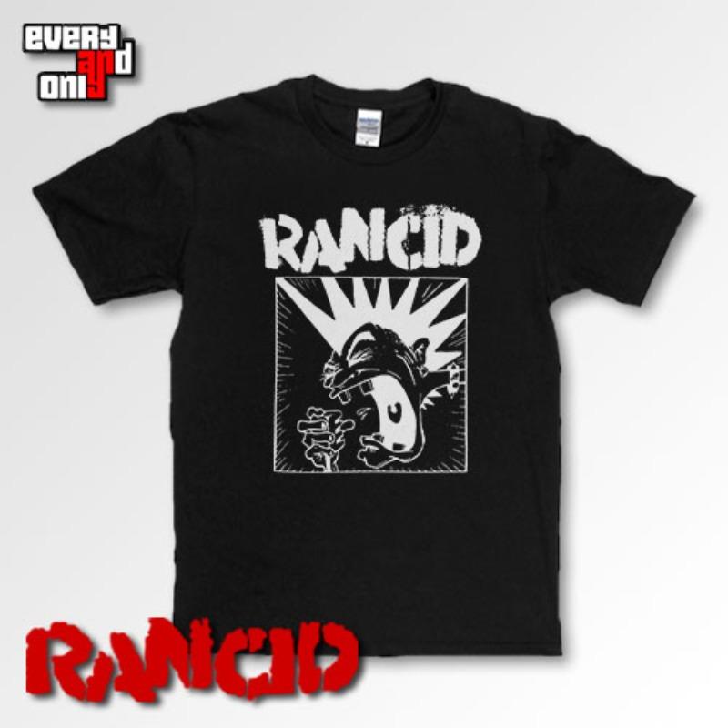 2025 Rancid Рок-панк группа 100% хлопок футболка мужская летняя мода уличный тренд короткий рукав удобная свободная мужская одежда