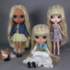 ICY DBS Blyth телесные куклы 19 суставов тело 30 см BJD кукла золотые смешанные светло-желтые волосы милая игрушка-кукла «сделай сам» для девочек