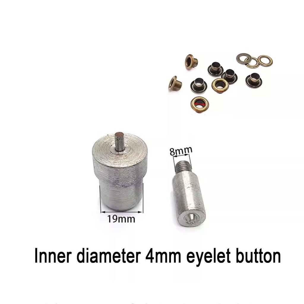 1.5~12mm Eyelet Button Hand Pressing Mold, DIY Eyelet Button Manual Installation Dies