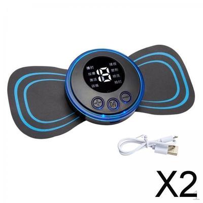 2xЭлектрический массажер для шеи Беспроводной массаж всего тела для рук, ног, спины USB