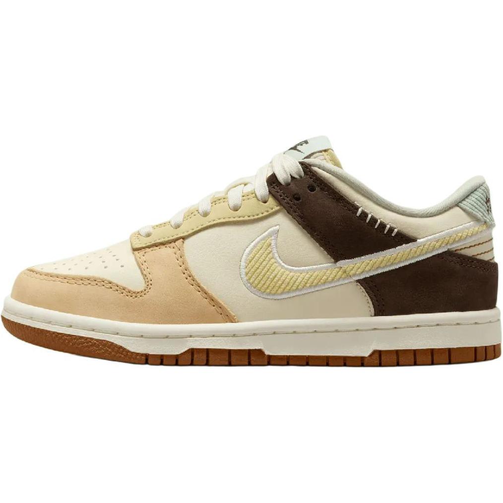 Nike Кроссовки Dunk Low GS Passing Notes Pack для детей, кремовые, кокос-молочные, парус HQ3474-171