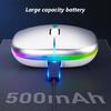 2.4G Wireless Bluetooth-compatible LED Mice USB Ergonomic Gaming Mouse for Laptop Computer