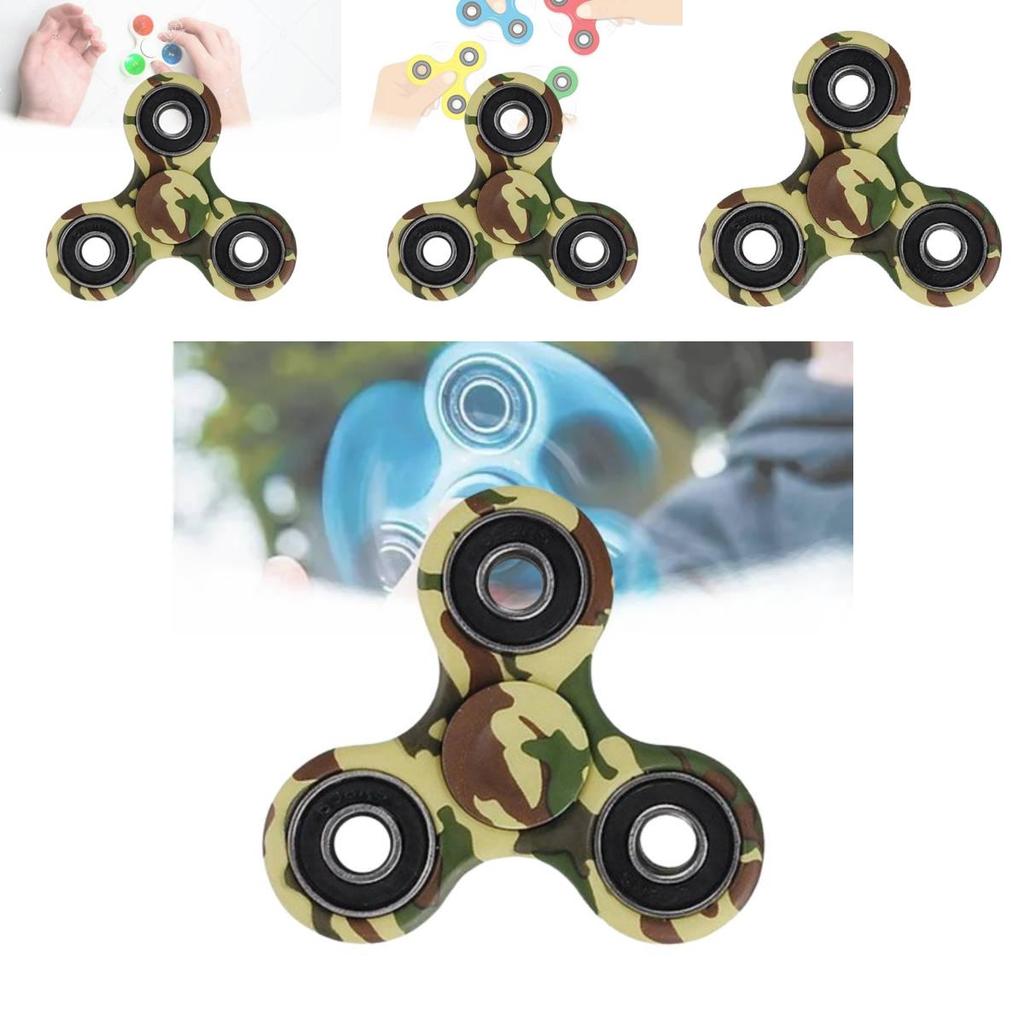 Красочный пластиковый спиннер для пальцев детская игрушка желтая мультяшная иллюстрация