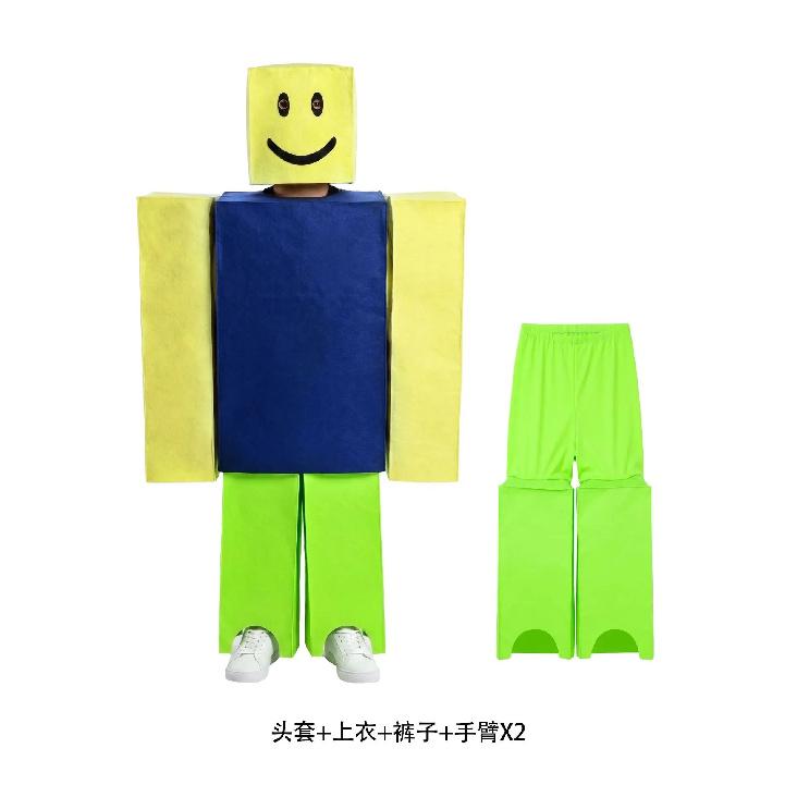 Children Roblox Cosplay Outfits for Halloween Kids Cartoon Games Roleplay Cos Costumes Noob Uniforms Set for Kids Gifts