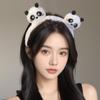 Furry Plush Headband Kawaii Makeup Headwear Exquisite Panda Hair Hoop  Women