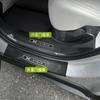 For Xiaopeng G6 G9 Car Threshold Protection Sticker Abs Carbon Fiber Welcome Pedal Xpeng G6 G9