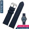 Для часов Omega Seiko Casio Tissot Ремешок 19мм 20мм 22мм 23мм 24мм Нейлон Кожаный Браслет на запястье Мужской Водонепроницаемый Холщовый Браслет Ремень