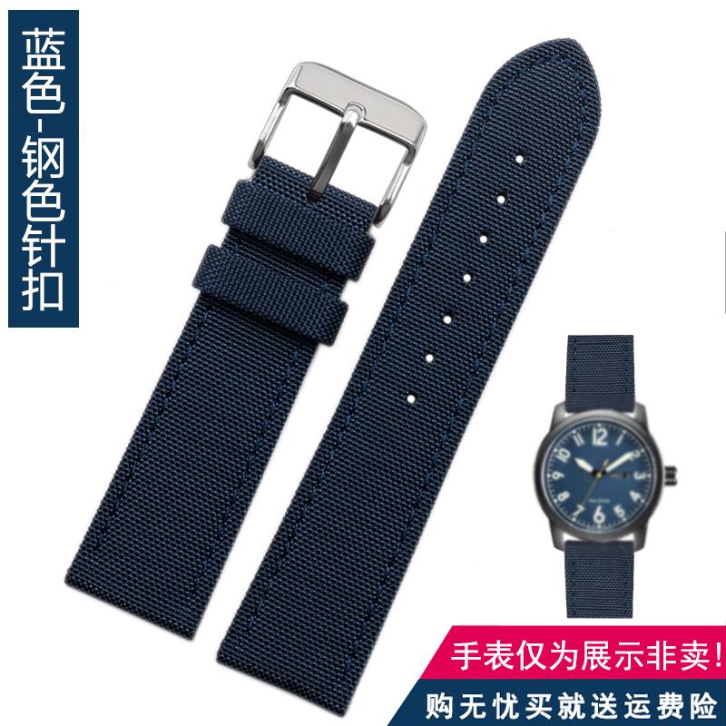 Для часов Omega Seiko Casio Tissot Ремешок 19мм 20мм 22мм 23мм 24мм Нейлон Кожаный Браслет на запястье Мужской Водонепроницаемый Холщовый Браслет Ремень