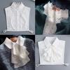 New Lapel Collar Fake Collar Shirt Women Removable Decoration Blouse Detachable False Lapel Collar Tops Tie Clothes Accessories