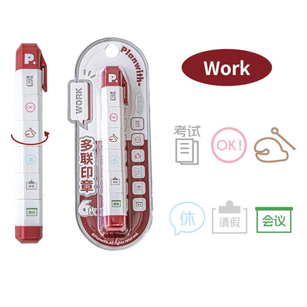 Cartoon To Do List Journal Stamp Detachable Diary Seal Cute Seal Pen  Kids Gift School Stationery