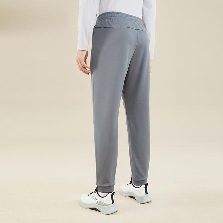 Anta Running Collection Running Pants Men's Smoke Coal Gray 952345303-2
