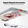 Чехол с акварельным узором «Розовая бабочка» для iPhone 17 Pro Max Магнитный для Magsafe Покрытие с ощущением кожи для iPhone 16 15 14 13 Pro Max