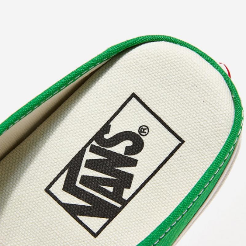 Vans Аутентичные мюли Холст Папоротник Зеленый Зефир Vn0a54f72bj Холст Папоротник Зеленый Зефир