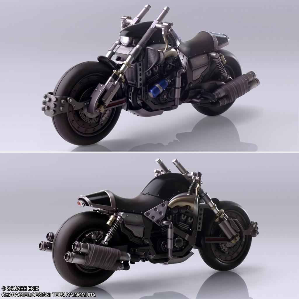 FINAL FANTASY VII BRING ARTS Клауд Страйф и Харди-Дайтона ПВХ раскрашенная фигурка