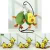 Sweet Four-inch Avocado Plush Keychain Fluffy Backpack Pendant For Childrens Gifts
