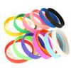 1pc Silicone Bracelet Men Women Wristband Friendship Basketball Running Rubber Band Sports Blank Wrist Strap Bangle Cuff Fashion Accessories Gifts