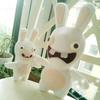 Креативные мягкие игрушки кролики, кукла кролика Лемана, сумасшедший кролик, мягкие детские игрушки, забавная кукла животное, кричащий кролик, подарок