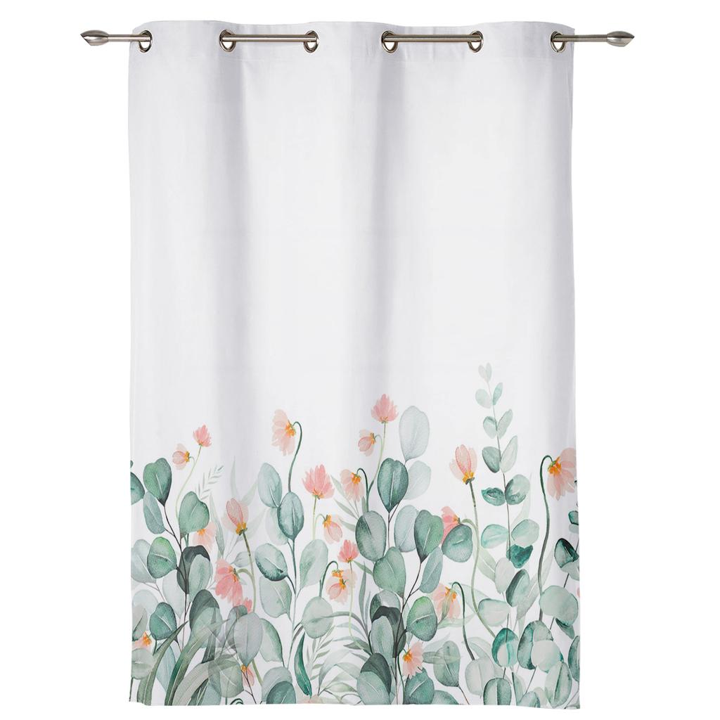 Травяной фон бабочка оконные шторы для гостиной спальни роскошные современные кухонные шторы тканевые шторы