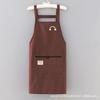 Women's Pure Cotton Fashion Apron - Breathable, Oil-Proof, and Dirt-Resistant Kitchen Wear